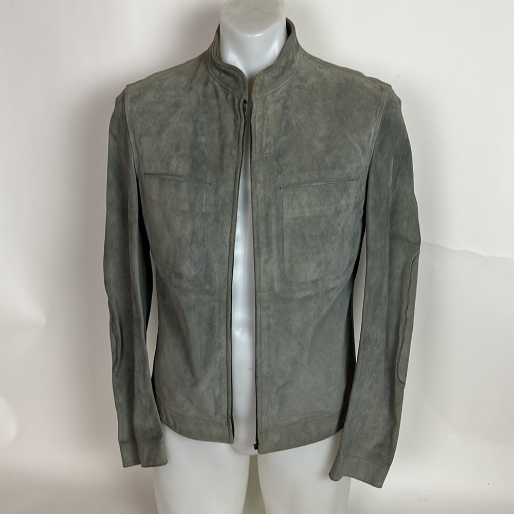GUCCI SUEDE LEATHER JACKET-MENS SIZE 46